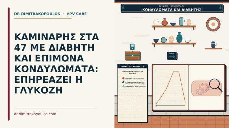 επίμονα κονδυλώματα με διαβήτη