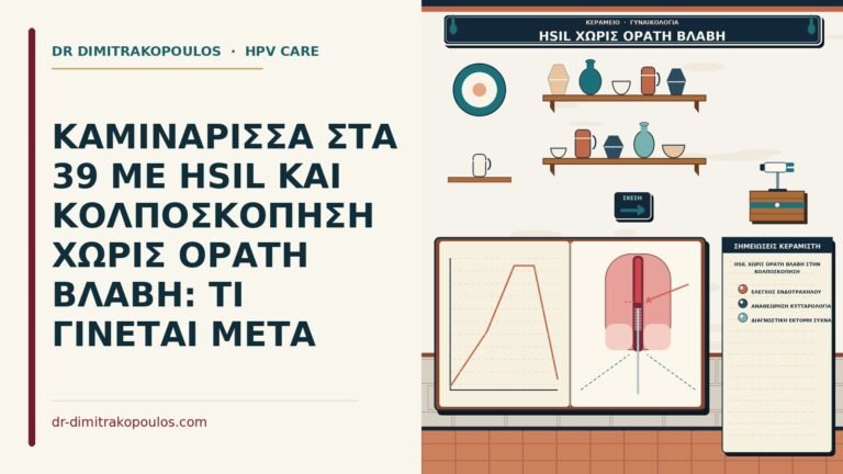 HSIL χωρίς ορατή βλάβη στην κολποσκόπηση
