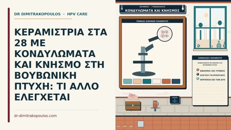 κονδυλώματα με κνησμό στη βουβωνική πτυχή