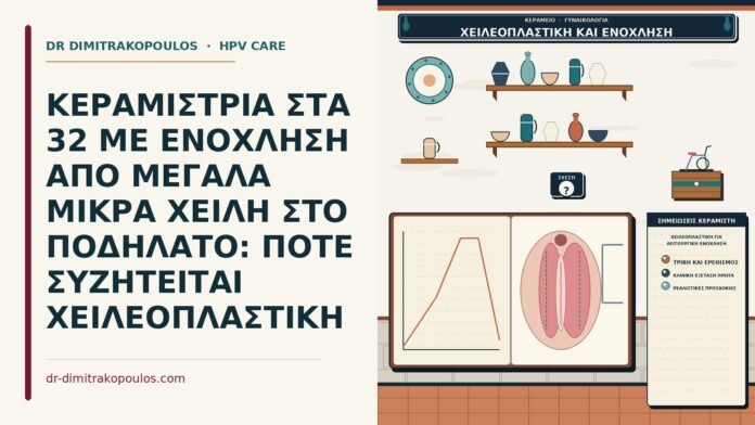 χειλεοπλαστική για λειτουργική ενόχληση