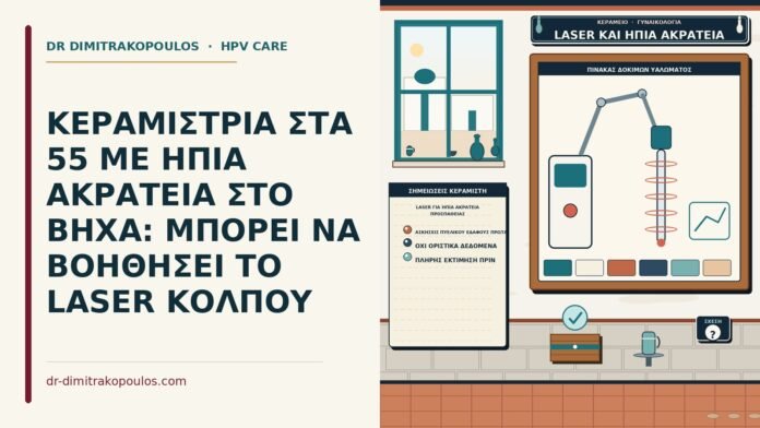 laser για ήπια ακράτεια προσπαθείας