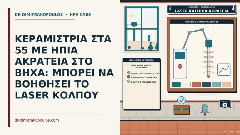 laser για ήπια ακράτεια προσπαθείας