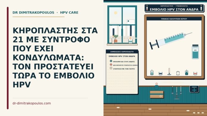 εμβόλιο HPV στον άνδρα