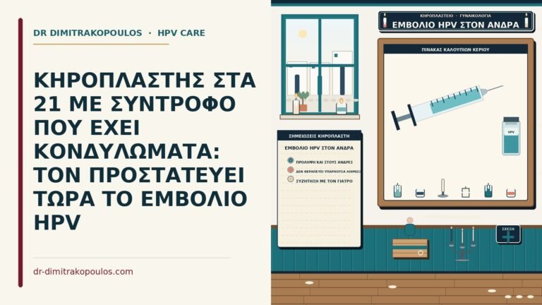 εμβόλιο HPV στον άνδρα