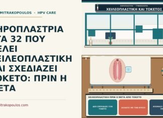 ΚΗΡΟΠΛΑΣΤΡΙΑ ΣΤΑ 32 ΠΟΥ ΘΕΛΕΙ ΧΕΙΛΕΟΠΛΑΣΤΙΚΗ ΚΑΙ ΣΧΕΔΙΑΖΕΙ ΤΟΚΕΤΟ: ΠΡΙΝ Η ΜΕΤΑ χειλεοπλαστική πριν ή μετά από τοκετό