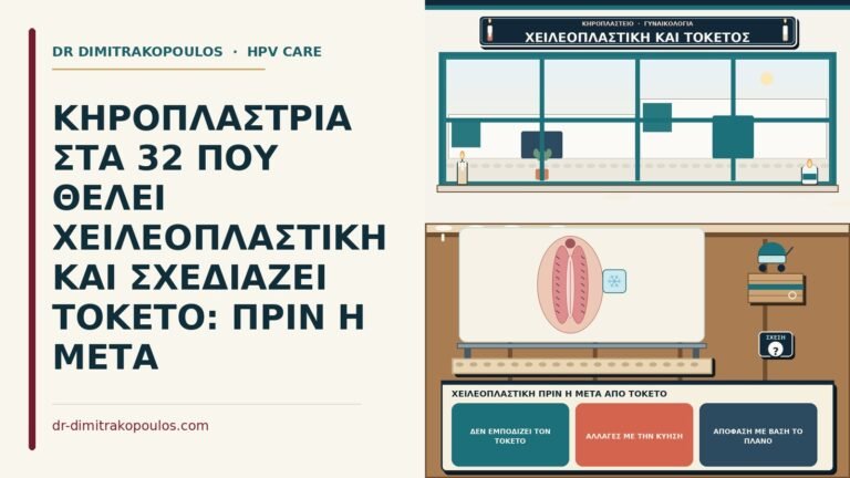χειλεοπλαστική πριν ή μετά από τοκετό