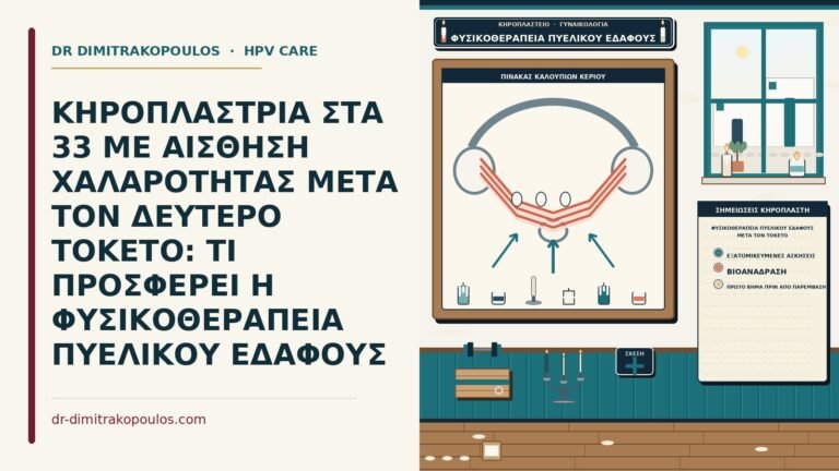 φυσικοθεραπεία πυελικού εδάφους μετά τον τοκετό