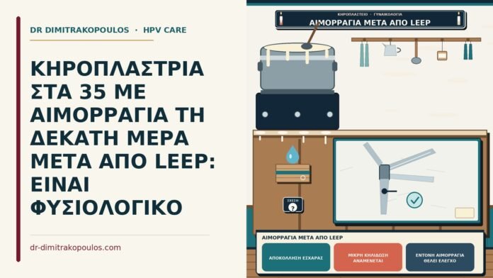 αιμορραγία μετά από LEEP