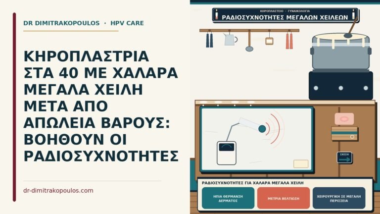ραδιοσυχνότητες για χαλαρά μεγάλα χείλη