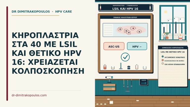 LSIL με θετικό HPV 16