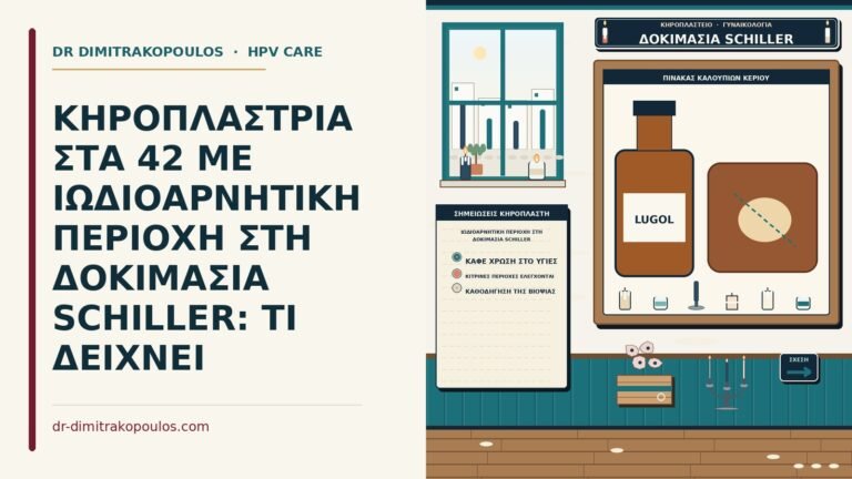 ιωδιοαρνητική περιοχή στη δοκιμασία Schiller