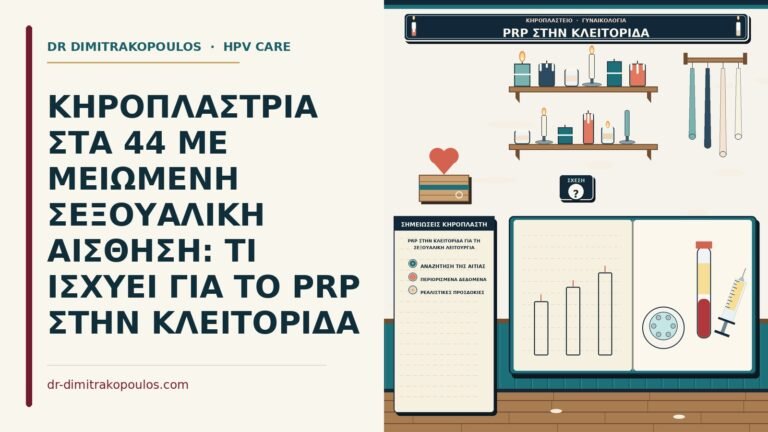 PRP στην κλειτορίδα για τη σεξουαλική λειτουργία