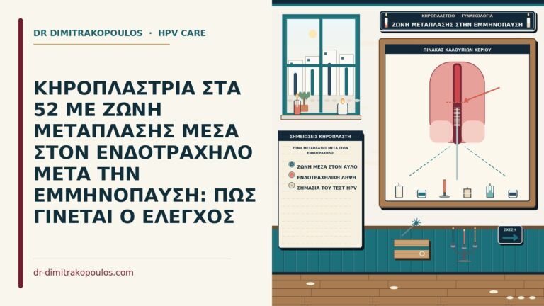 ζώνη μετάπλασης μέσα στον ενδοτράχηλο