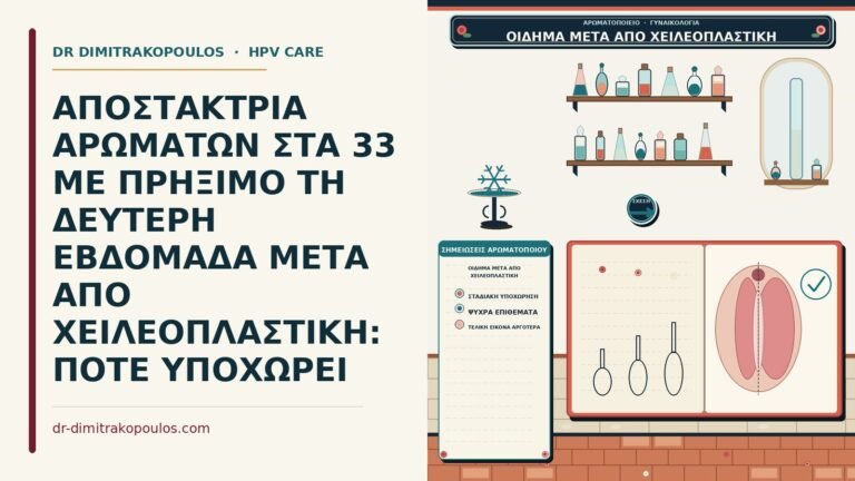 οίδημα μετά από χειλεοπλαστική