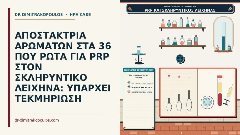 PRP στον σκληρυντικό λειχήνα