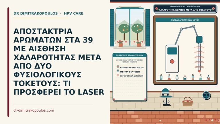 αίσθηση χαλαρότητας του κόλπου μετά από τοκετούς