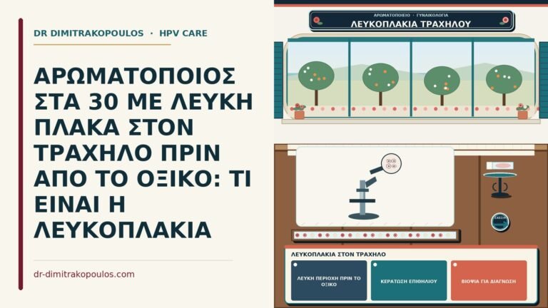 λευκοπλακία στον τράχηλο
