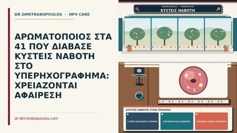κύστεις Naboth στον τράχηλο