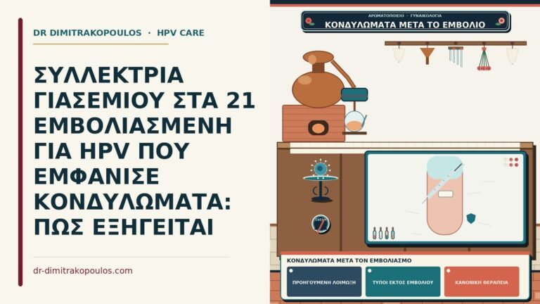 κονδυλώματα μετά τον εμβολιασμό