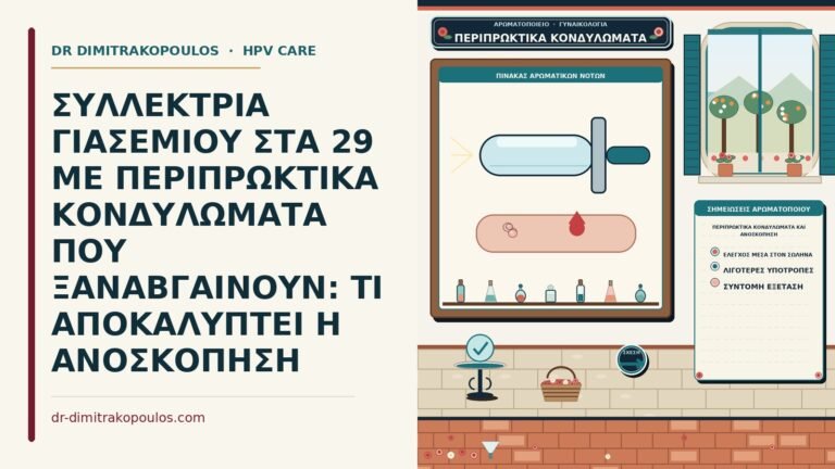 περιπρωκτικά κονδυλώματα και ανοσκόπηση