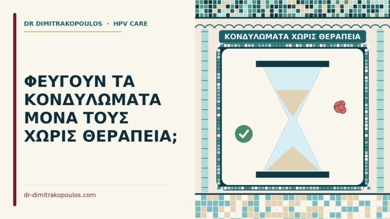 κονδυλώματα χωρίς θεραπεία