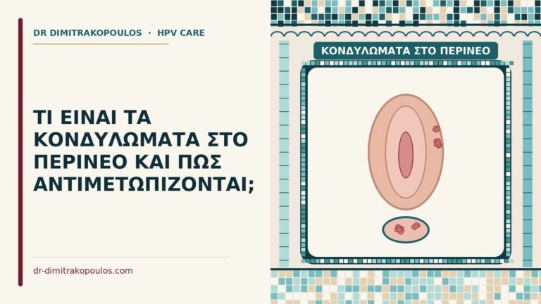 κονδυλώματα στο περίνεο