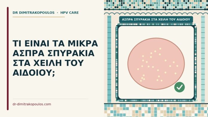 ΤΙ ΕΙΝΑΙ ΤΑ ΜΙΚΡΑ ΑΣΠΡΑ ΣΠΥΡΑΚΙΑ ΣΤΑ ΧΕΙΛΗ ΤΟΥ ΑΙΔΟΙΟΥ; άσπρα σπυράκια στα χείλη του αιδοίου