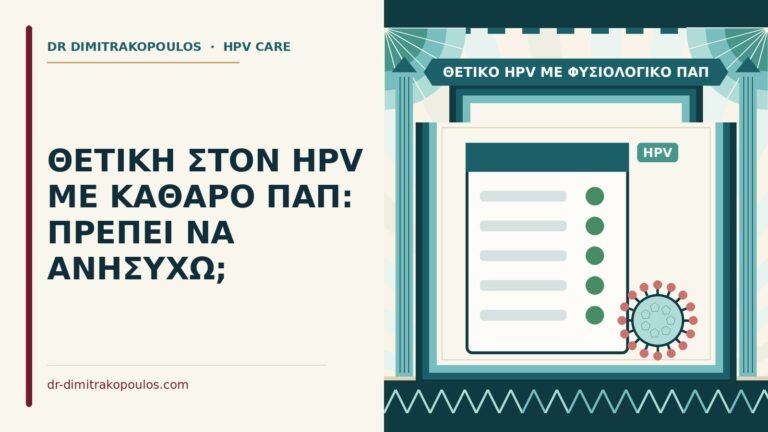 θετικό HPV με φυσιολογικό Παπ