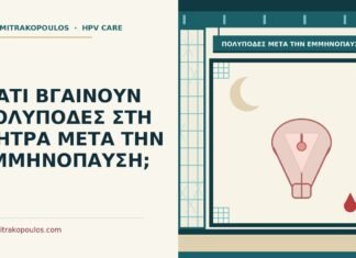 ΓΙΑΤΙ ΒΓΑΙΝΟΥΝ ΠΟΛΥΠΟΔΕΣ ΣΤΗ ΜΗΤΡΑ ΜΕΤΑ ΤΗΝ ΕΜΜΗΝΟΠΑΥΣΗ; πολύποδες μετά την εμμηνόπαυση