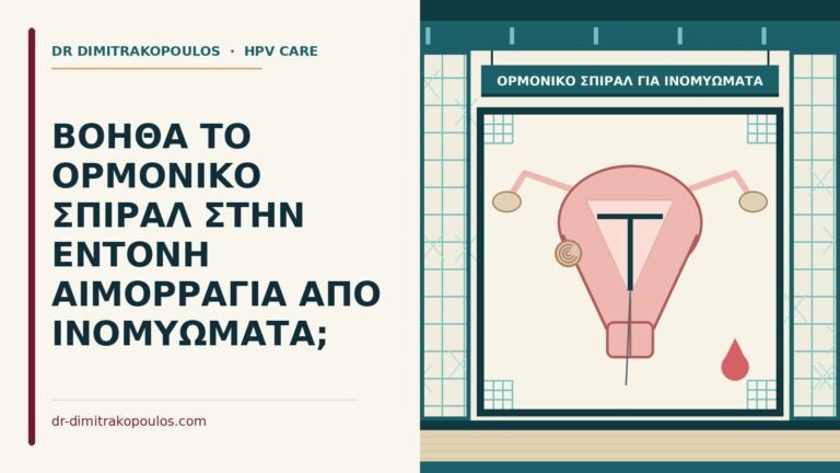 ορμονικό σπιράλ για ινομυώματα