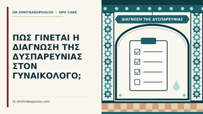 διάγνωση της δυσπαρευνίας