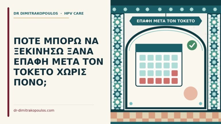 επαφή μετά τον τοκετό