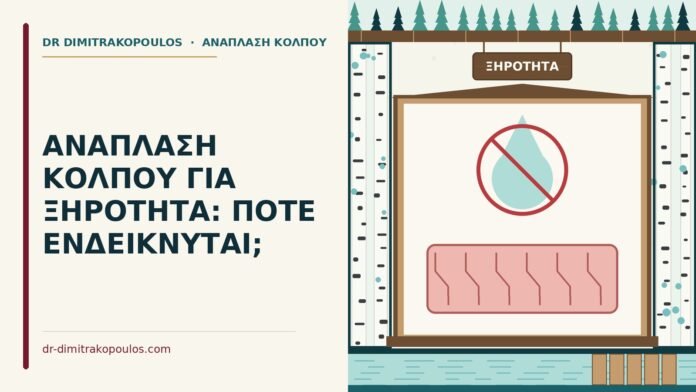 ΑΝΑΠΛΑΣΗ ΚΟΛΠΟΥ ΓΙΑ ΞΗΡΟΤΗΤΑ: ΠΟΤΕ ΕΝΔΕΙΚΝΥΤΑΙ; ξηρότητα