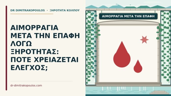 αιμορραγία μετά την επαφή
