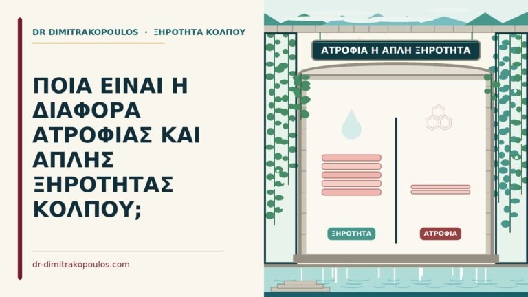 ατροφίας και απλής ξηρότητας
