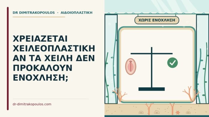 χειλεοπλαστική χωρίς ενόχληση