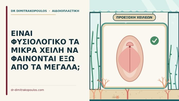 ΕΙΝΑΙ ΦΥΣΙΟΛΟΓΙΚΟ ΤΑ ΜΙΚΡΑ ΧΕΙΛΗ ΝΑ ΦΑΙΝΟΝΤΑΙ ΕΞΩ ΑΠΟ ΤΑ ΜΕΓΑΛΑ; μικρά χείλη που φαίνονται