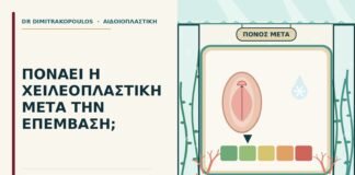 πόνος μετά τη χειλεοπλαστική