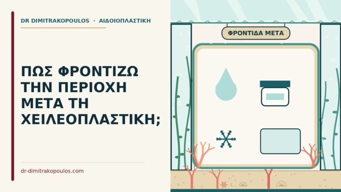 φροντίδα μετά τη χειλεοπλαστική