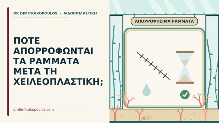 ΠΟΤΕ ΑΠΟΡΡΟΦΩΝΤΑΙ ΤΑ ΡΑΜΜΑΤΑ ΜΕΤΑ ΤΗ ΧΕΙΛΕΟΠΛΑΣΤΙΚΗ; ράμματα μετά τη χειλεοπλαστική