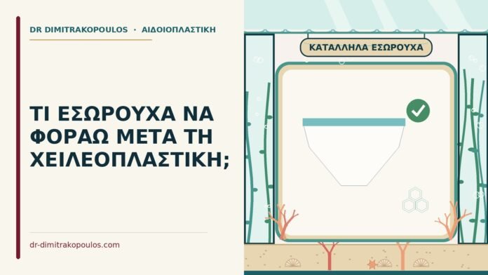 εσώρουχα μετά τη χειλεοπλαστική