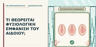 φυσιολογική εμφάνιση του αιδοίου
