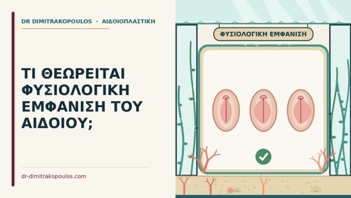 φυσιολογική εμφάνιση του αιδοίου