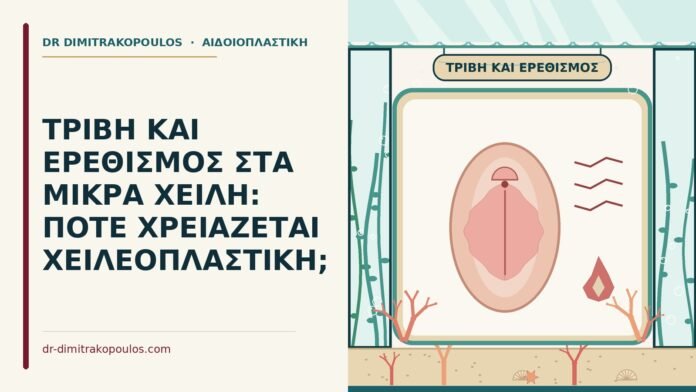 ερεθισμός στα μικρά χείλη