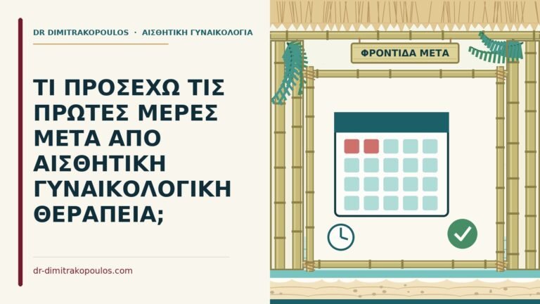 φροντίδα μετά από αισθητική θεραπεία