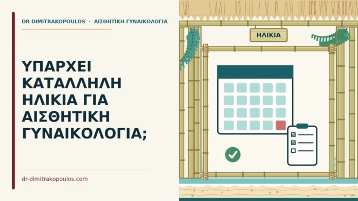 ΥΠΑΡΧΕΙ ΚΑΤΑΛΛΗΛΗ ΗΛΙΚΙΑ ΓΙΑ ΑΙΣΘΗΤΙΚΗ ΓΥΝΑΙΚΟΛΟΓΙΑ; ηλικία για αισθητική γυναικολογία