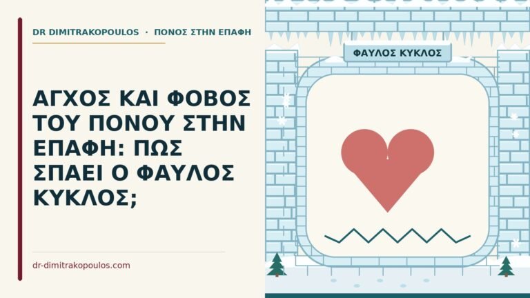 φόβος του πόνου στην επαφή