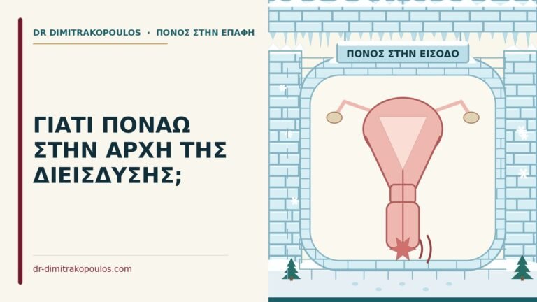 πόνος στην αρχή της διείσδυσης