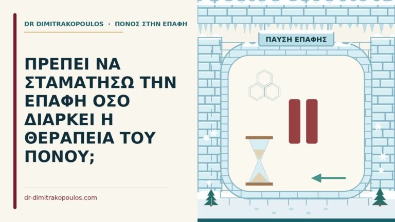 παύση της επαφής κατά τη θεραπεία