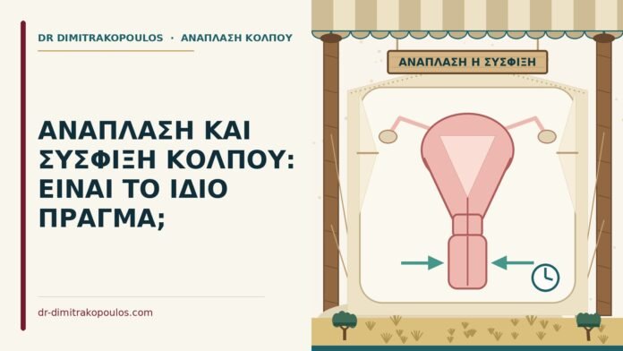 ΑΝΑΠΛΑΣΗ ΚΑΙ ΣΥΣΦΙΞΗ ΚΟΛΠΟΥ: ΕΙΝΑΙ ΤΟ ΙΔΙΟ ΠΡΑΓΜΑ; ανάπλαση και σύσφιξη κόλπου